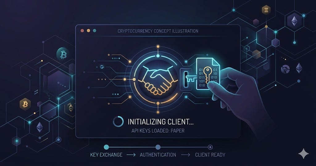 Initialize client with paper API keys