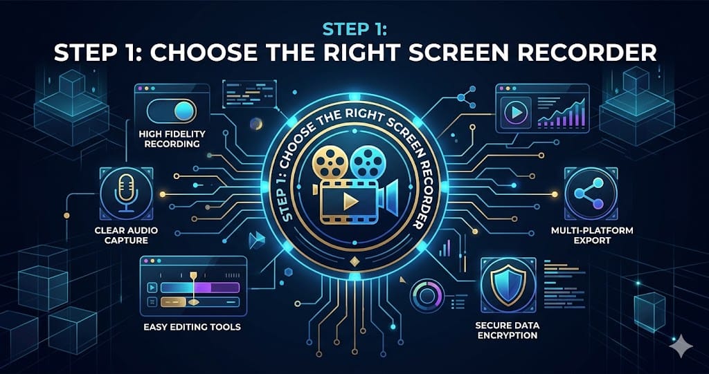 STEP 1 Choose the Right Screen Recorder