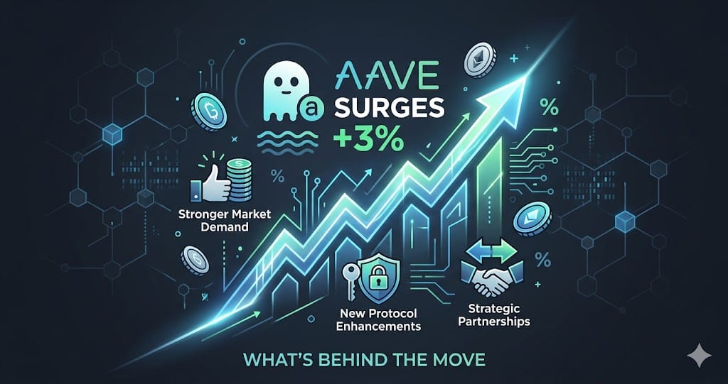 Aave Surges 3% Heres Whats Behind the Move