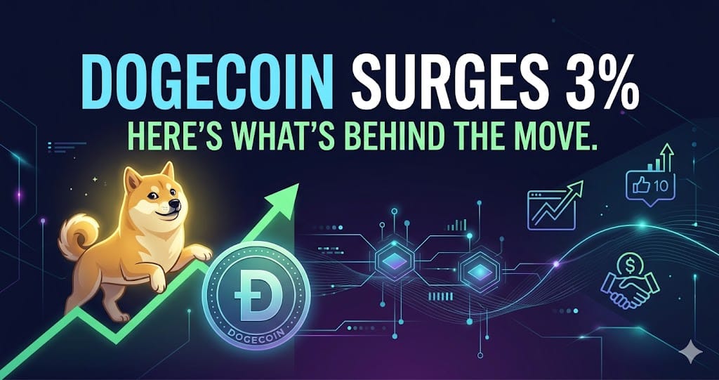 Dogecoin Surges 3% Heres Whats Behind the Move