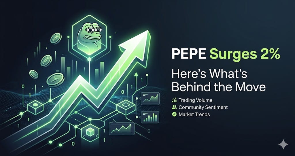 Pepe Surges 2% Heres Whats Behind the Move