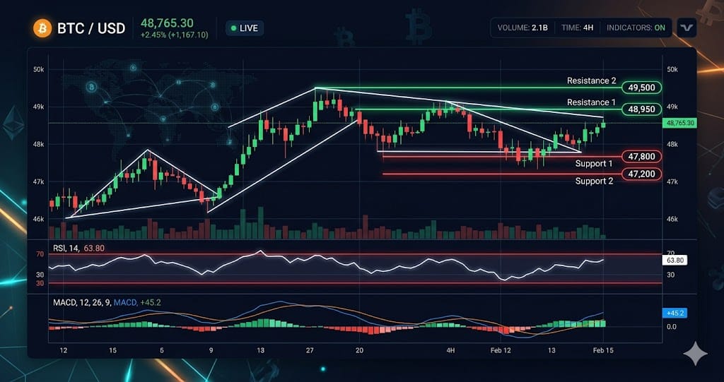BTC Tests $66,779 Support Under Selling Pressure — Daily TA