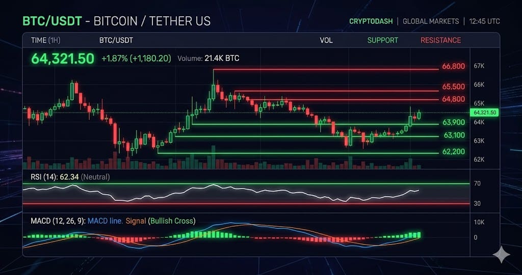BTC Holds $73,860 as Bulls Build Momentum — Daily TA Report