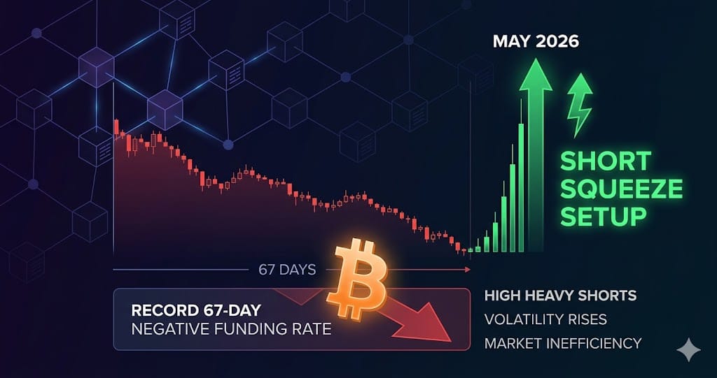 Bitcoins 67-Day Negative Funding Rate Record and Short Squeeze Setup in May 2026