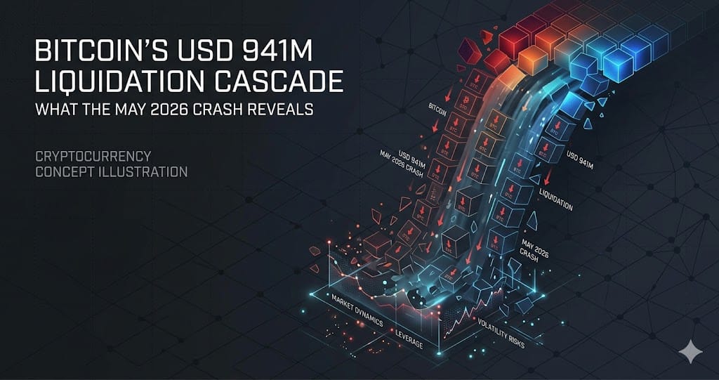 Bitcoins USD 941M Liquidation Cascade What the May 2026 Crash Reveals