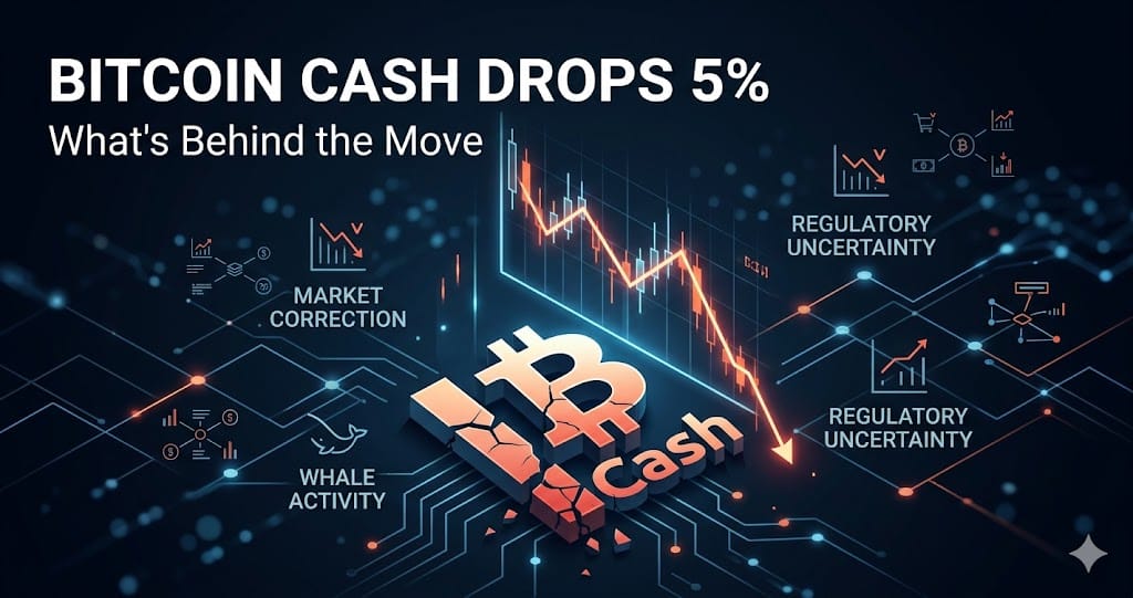Bitcoin Cash Drops 5% Heres Whats Behind the Move