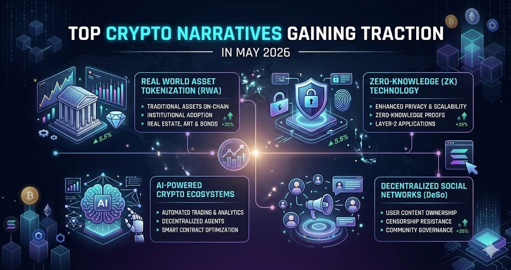 Top Crypto Narratives Gaining Traction in May 2026