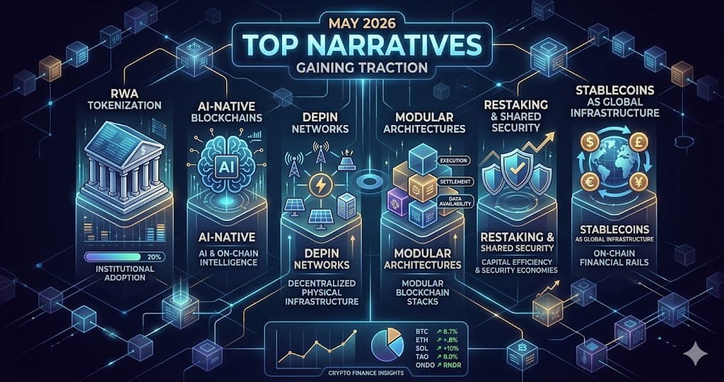 Top Crypto Narratives Gaining Traction in May 2026