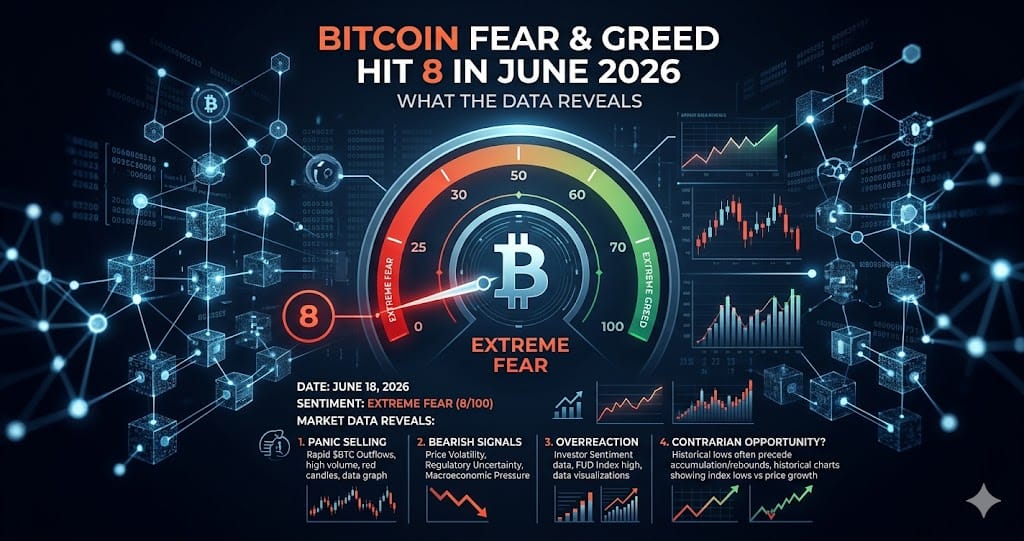 Bitcoin Fear Greed Hit 8 in June 2026 What the Data Reveals