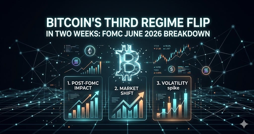 Bitcoins Third Regime Flip in Two Weeks FOMC June 2026 Breakdown