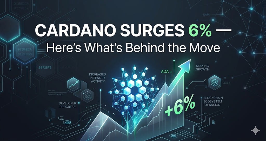 Cardano Surges 6% Heres Whats Behind the Move
