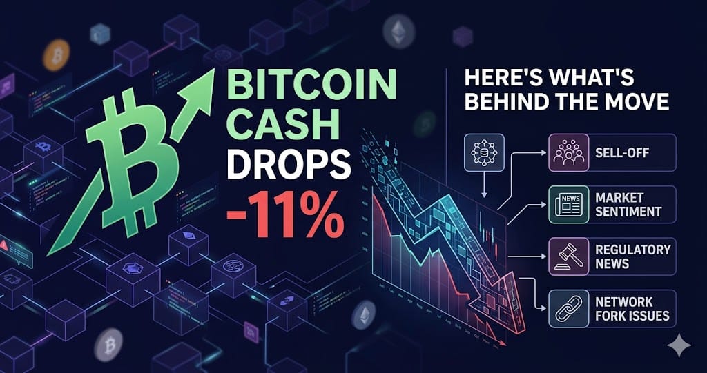 Bitcoin Cash Drops 11% Heres Whats Behind the Move