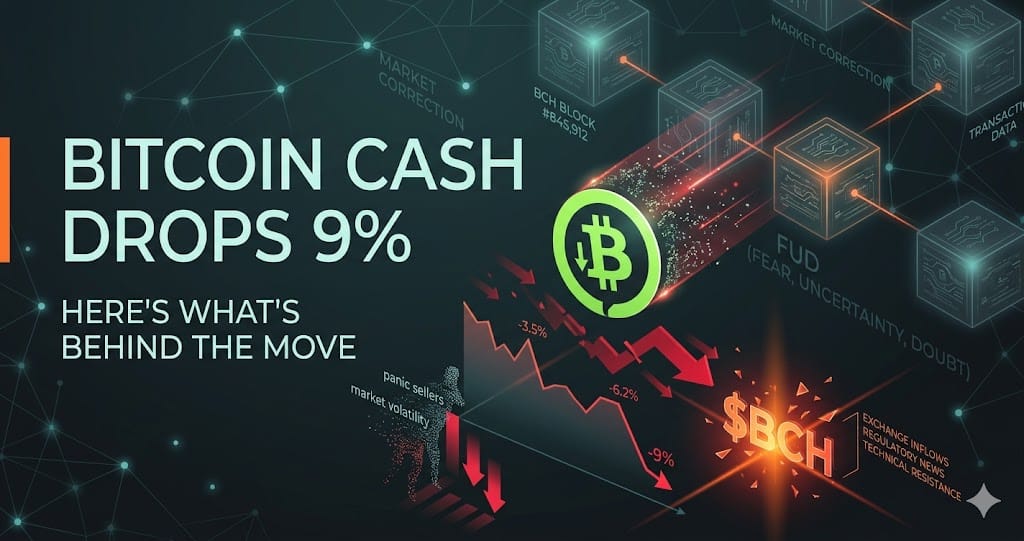 Bitcoin Cash Drops 9% Heres Whats Behind the Move