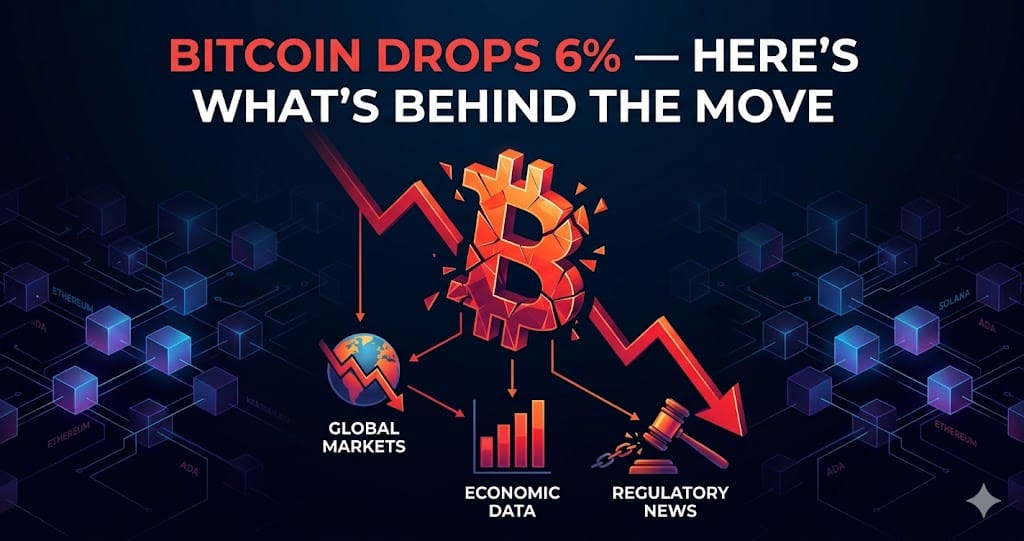 Bitcoin Drops 6% Heres Whats Behind the Move