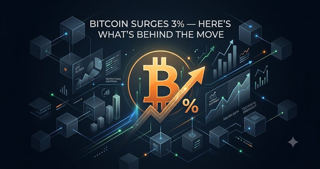 Bitcoin Surges 3% Heres Whats Behind the Move