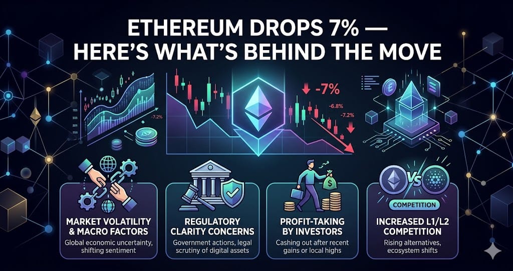 Ethereum Drops 7% Heres Whats Behind the Move