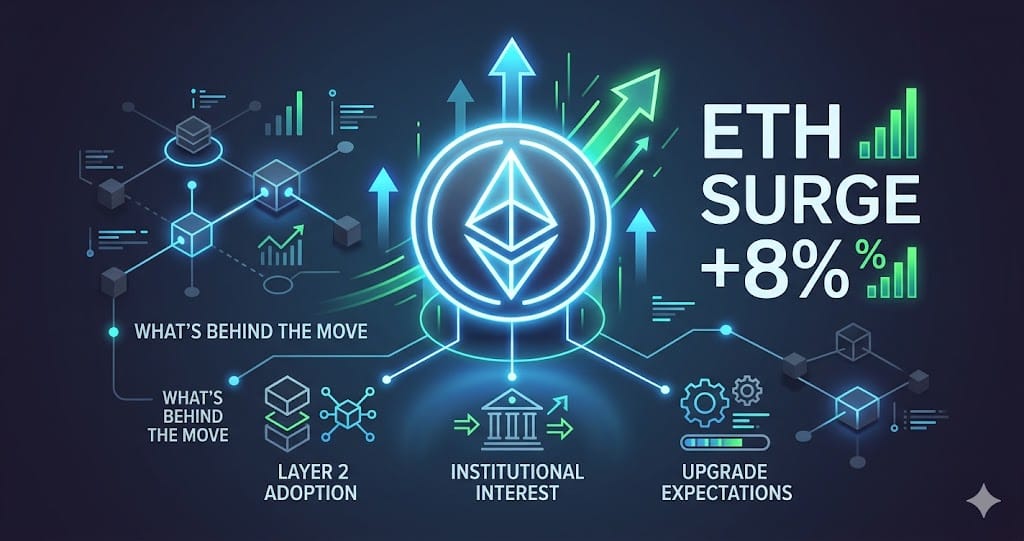 Ethereum Surges 8% Heres Whats Behind the Move