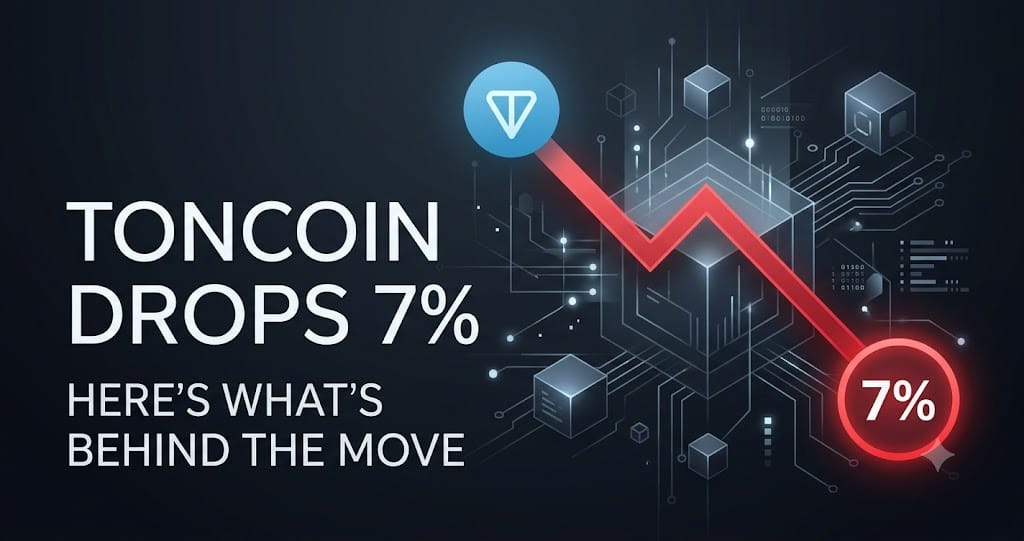 Toncoin Drops 7% Heres Whats Behind the Move