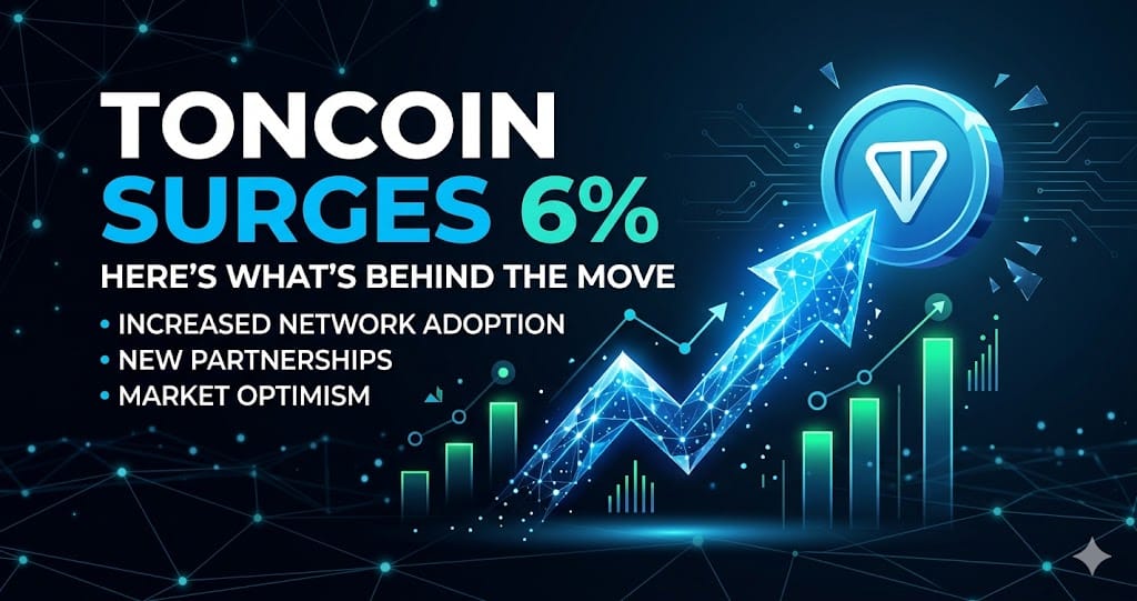 Toncoin Surges 6% Heres Whats Behind the Move