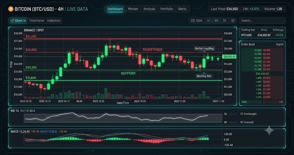 BTC at $63,038 Hits Oversold Territory (RSI 28) — TA Report