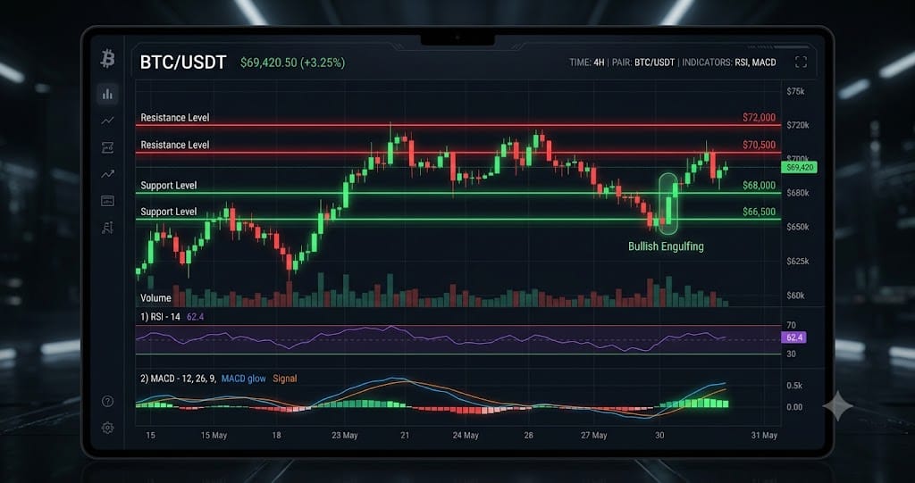BTC at $64,272 — Daily Crypto Technical Analysis (June 21, 2026)