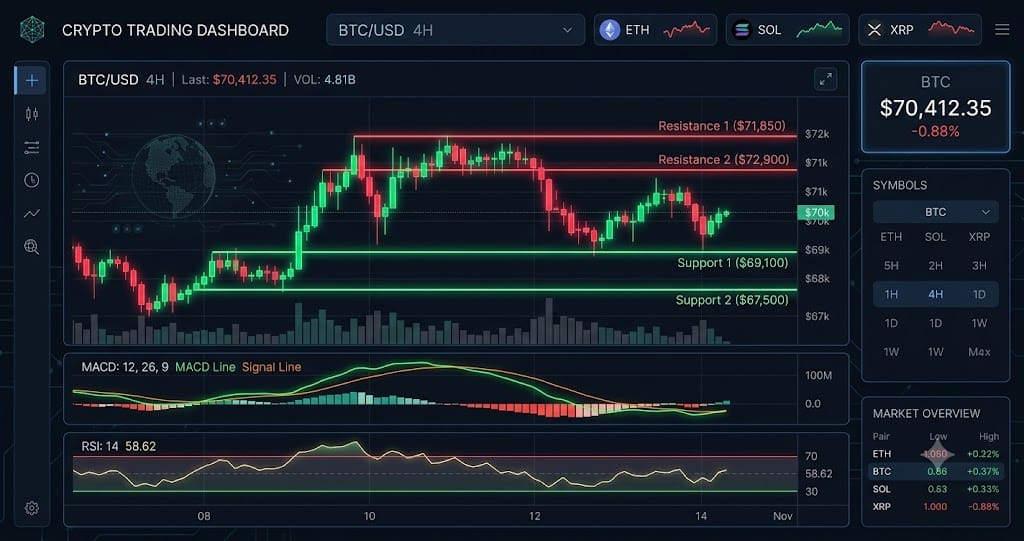 Crypto in Extreme Fear (15) — BTC at $59,458 Technical Analysis