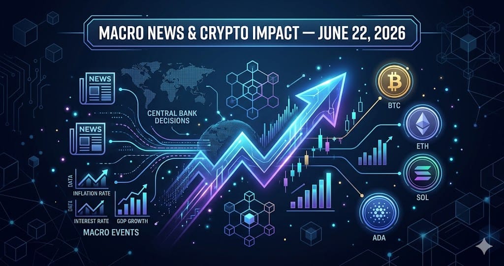 Macro News Crypto Impact June 22 2026