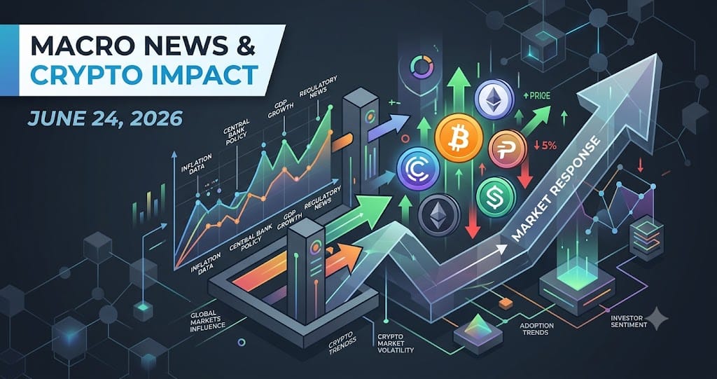 Macro News Crypto Impact June 24 2026