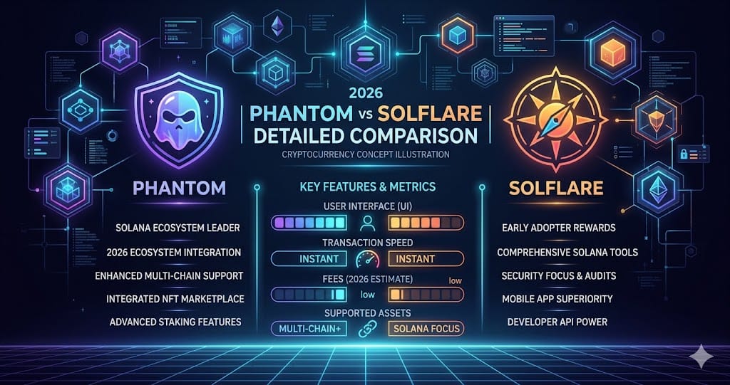 Phantom vs Solflare Detailed Comparison 2026