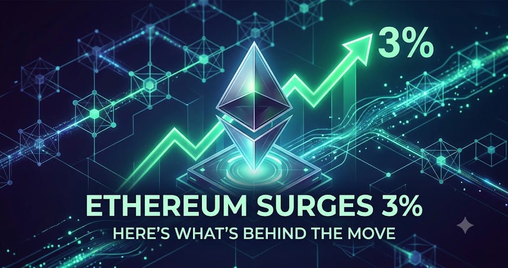 Ethereum Surges 3% Heres Whats Behind the Move