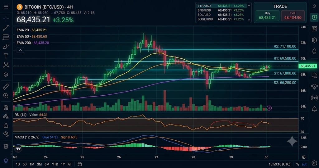 Bitcoin (BTC) Interactive Chart Analysis — July 12, 2026 - Interactive Chart