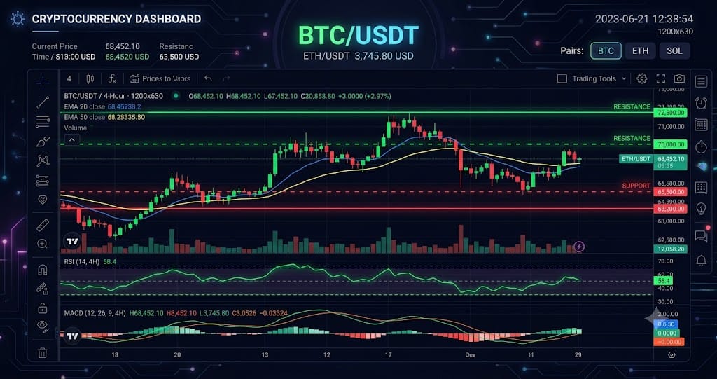 BTC at $62,791 — Daily Crypto Technical Analysis (July 13, 2026)