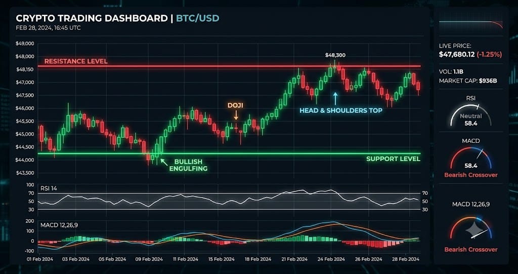 BTC at $64,770 — Daily Crypto Technical Analysis (July 15, 2026)