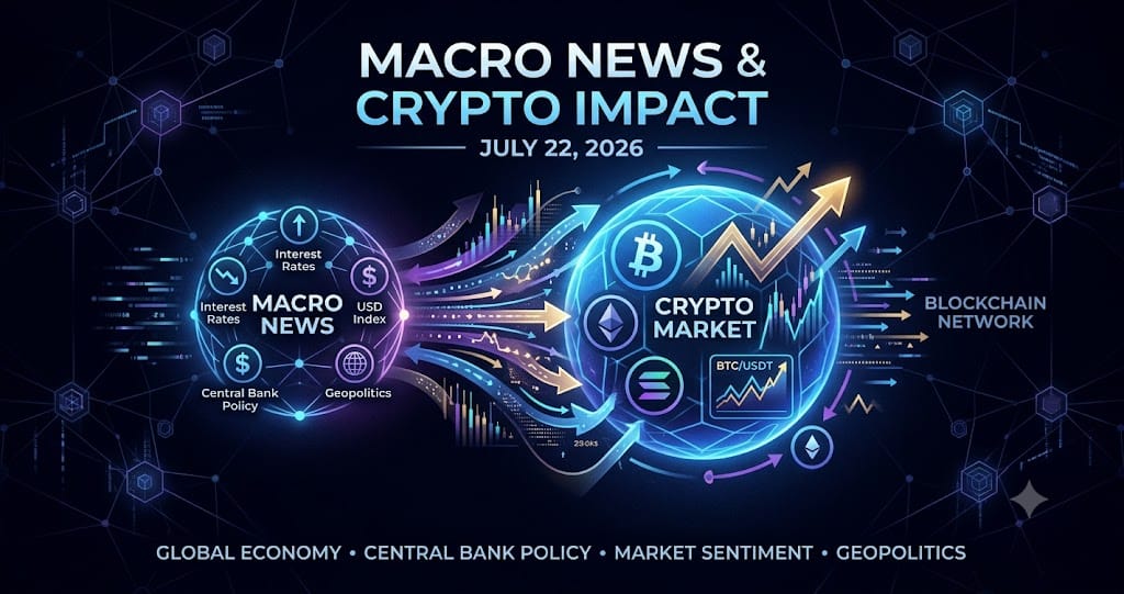 Macro News Crypto Impact July 22 2026