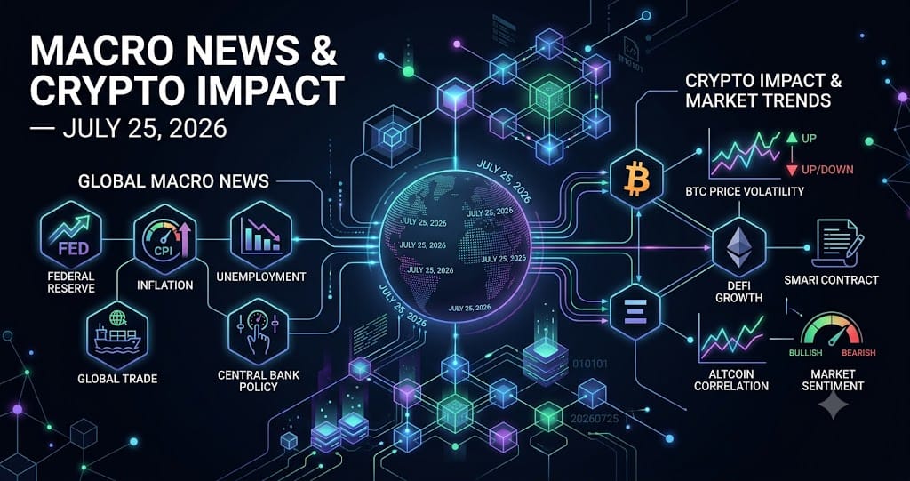 Macro News Crypto Impact July 25 2026