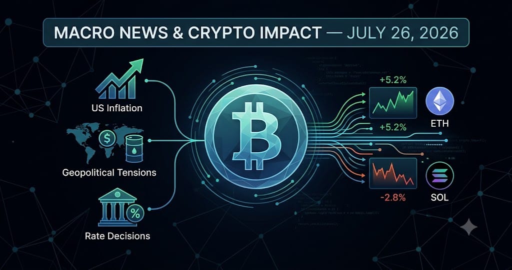 Macro News Crypto Impact July 26 2026
