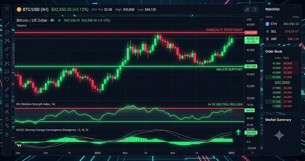 BTC Tests $63,077 Support Under Selling Pressure — Daily TA