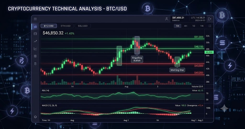 BTC Tests $63,485 Support Under Selling Pressure — Daily TA