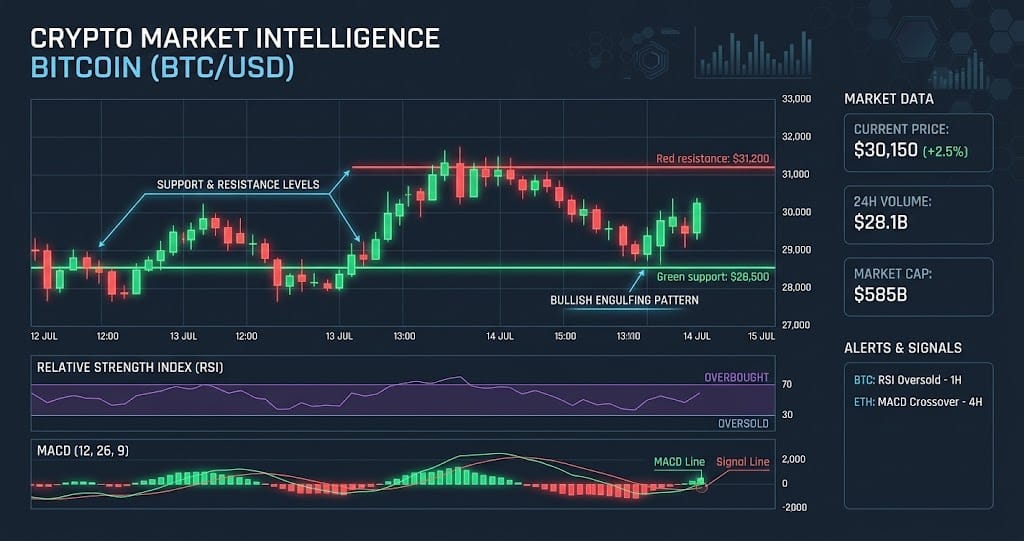 BTC Holds $77,467 as Bulls Build Momentum — Daily TA Report