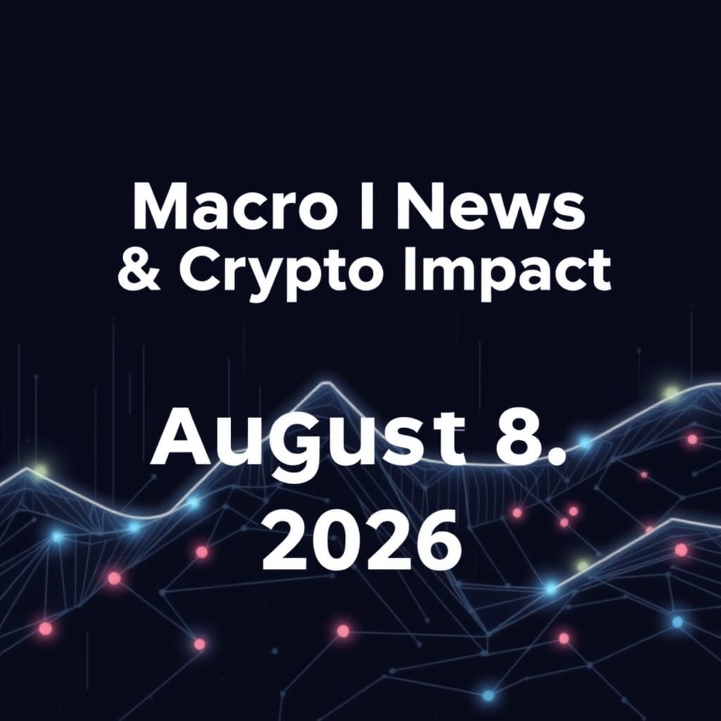 Macro News Crypto Impact August 8 2026