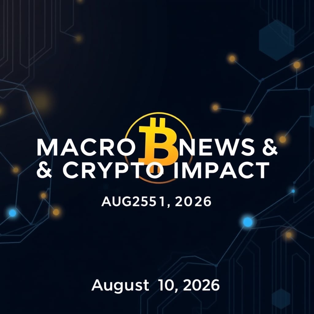 Macro News Crypto Impact August 10 2026