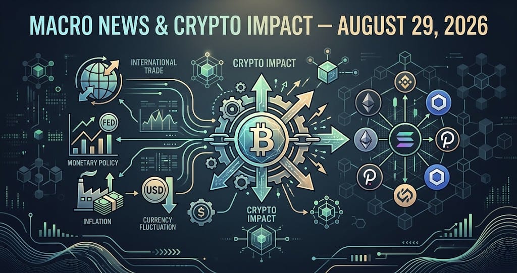 Macro News Crypto Impact August 29 2026