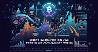Bitcoins Five Reversals in 25 Days Inside the July 2026 Liquidation Whipsaw