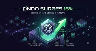 Ondo Surges 16% Heres Whats Behind the Move