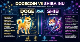 Dogecoin vs Shiba Inu Detailed Comparison 2026