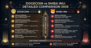 Dogecoin vs Shiba Inu Detailed Comparison 2026