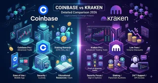 Coinbase vs Kraken Detailed Comparison 2026