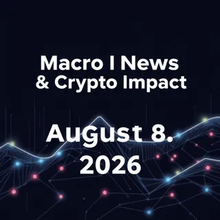 Macro News Crypto Impact August 8 2026