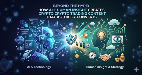 Beyond the Hype How AI + Human Insight Creates Crypto Trading Content That Actually Converts