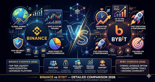 Binance vs Bybit Detailed Comparison 2026